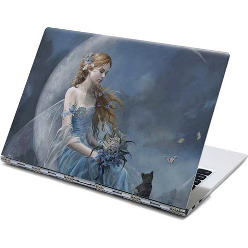 Fairy with Black Cat Sitting on Moon by Nene Thomas Yoga 910 2-in-1 14in Touch-Screen Skin